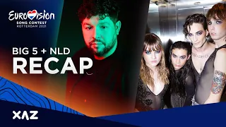 Eurovision 2021: Big 5 + Netherlands (Recap of All Songs)