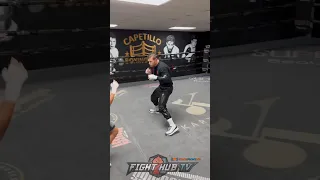 Canelo Álvarez FINAL WORKOUT for Jermell Charlo looks FAST!