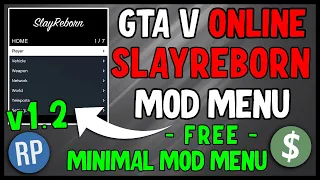 SlayReborn v1.2 | How to download | NEW MENU | FREE GTA V Online Mod Menu | UNDETECTED | 1.61