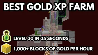 Best Gold xp Farm Minecraft 1.20.5 - 1,000 Gold Blocks per Hour - 9,000 Gold Ingots per Hour - Crazy
