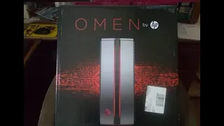 Unboxing the Omen 870-244 Desktop computer