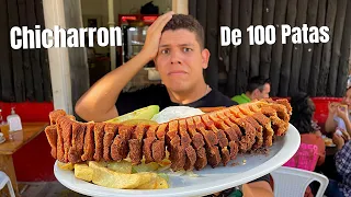 El CHICHARRON GIGANTE de la gloria de gloria en MEDELLIN 🐷