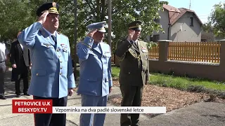 Petrovice u Karviné ► Vzpomínka na dva padlé slovenské letce  │ #Karvinsko.TV