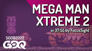 Mega Man Xtreme 2 by FocusSight in 37:55 - Summer Games Done Quick 2022