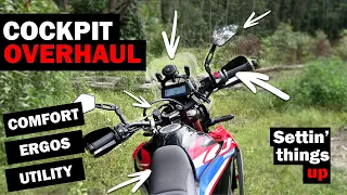 Cockpit Overhaul: CRF 300 Rally (Adventure-ready, super comfy)