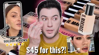 Testing the worlds most overhyped foundation... the ads got me IL Makiage