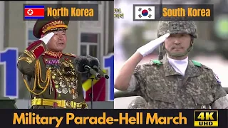 Hell March - North Korea & South Korea Military Parade Comparison (4K UHD)