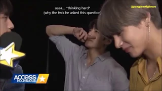 BTS Jungkook being loyal to IU in America? BTSxAMAs (latest update 2017)