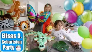 Elisas 3. Geburtstag 🎂 Strahlende Augen Geschenke auspacken! Krokodil Cupcake Cake | Mamiseelen