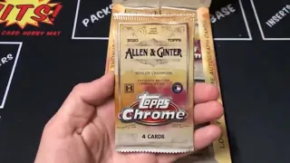 2020 Topps Allen and Ginter Topps Chrome Intro and First Pack