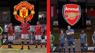 MANCHESTER UNITED VS ARSENAL | VOLTA FOOTBALL | 5V5 | FUTSAL | FIFA 22 | HD | PS4