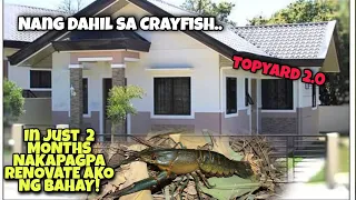 YUNG KINITA KO SA CRAYFISH IN JUST 2 MONTHS.. NAKAPAGPARENOVATE NAKO NG BAHAY|TOPYARD 2.0HARVESTIME!