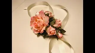 МК  Розы из лент  🌹🌹🌹. DIY Hand made  flowers.  פרחי סרט סאטן 🌺🌺 Flores de fita