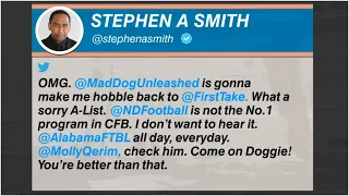 🚨 STEPHEN A.'S TWEET PUTS MAD DOG ON BLAST 🚨 | First Take