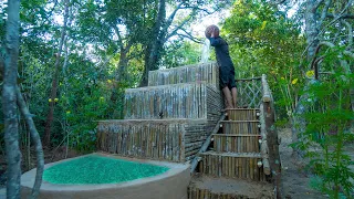 Girl Living Off Grid, Building Water Filter for Clean Water