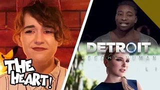 Squad Reacts! DETROIT BECOME HUMAN Chloe Interview and Luther Sings?!