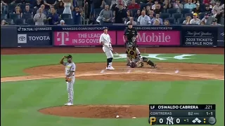 Yankees Oswaldo Cabrera Hits a Grand Slam !!! Vs Pirates