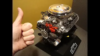 Testors Dodge 426 Hemi V8 Model Engine - Built & Operating Demo+ Comments V2.0