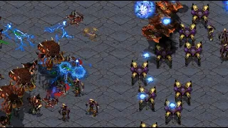 Queen 🇰🇷 (Z) v Stork 🇰🇷 (P) on Match Point - StarCraft - Brood War REMASTERED