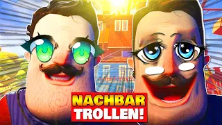 NACHBAR TROLLEN 9.0! (mit ZWEI Nachbarn!) | Hello Neighbor: Vollversion