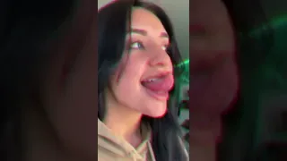 Long Tongue Pretty Girls Kissing | lesbian