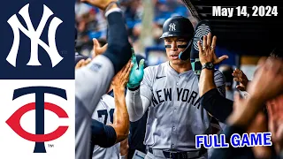 Yankees vs Twins FULL Game Highlights May 14,2024 | MLB Highlights | 2024 MLB Season