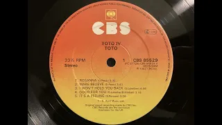 Toto - Rosanna. HQ Vinyl Rip. (Linn Sondek LP12/Ittok/Kandid/640p)