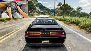 Dodge Challenger SRT Demon - The Crew Motorfest (Steering Wheel Gameplay)