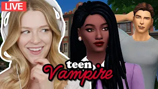 trying a sims mod to make highschool better | RUNAWAY VAMP | pt 2