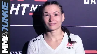 UFC Philadelphia:  Maryna Moroz post fight interview