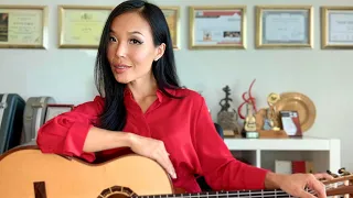 Arpeggio Exercise | Right Hand Technique | Classical Guitar Tutorial by Thu Le