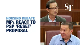 Leong Mun Wai on PSP public housing 'reset' proposal | In Parliament