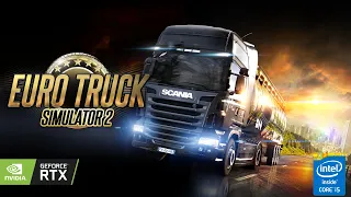 Euro Truck Simulator 2 Gameplay RTX 3050 Laptop | Ultra Settings | Ideapad Gaming 3 i5-11320H
