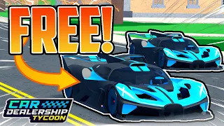 How To Get ANY CAR For *FREE* In Car Dealership Tycoon! (Secret New Glitch!!)