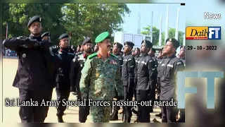 Sri Lanka Army Special Forces passing out parade