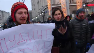 Забастовка избирателей в Москве: Триумфальная, Тверская, Пушкинская, Белый дом