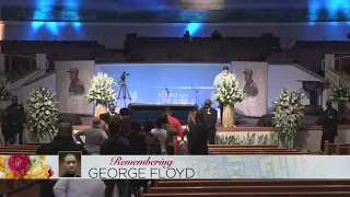 Thousands Gather For Public Visitation In Houston For George Floyd