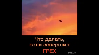 Что делать, если совершил грех. Покаяние.