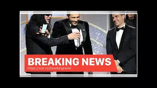 Breaking News - James Franco pushed The room Tommy Wiseau far from mic at Golden Globe Awards