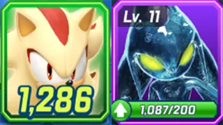 Sonic Forces Speed Battle - Collect Max Level Cards for Super Shadow - Chaos Super Rare Gameplay