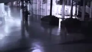 FLYING ANGEL CAPTURED ON SECURITY CAMERA