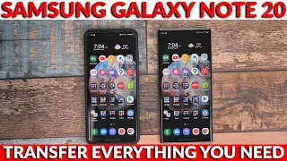 Samsung Galaxy Note 20 - How To Transfer Everything To Your New Phone Using Smart Switch
