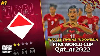 FIFA 23 Timnas Indonesia Career Mode | World Cup 2022 | Tantangan Berat Langsung Melawan Belanda #1