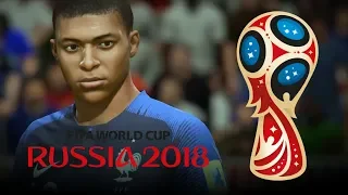 Kylian Mbappé ⚽️ All 4 Goals in 2018 World Cup: Russia (FIFA 18 Remake)