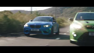 BMW M2 vs  FORD FOCUS RS Mk2 - Picturesque Mauritius