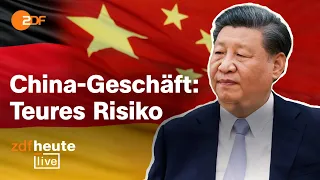 Was uns weniger Abhängigkeit von China kostet | ZDFheute live