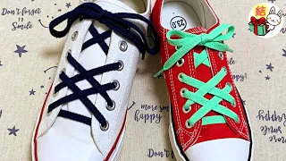 靴紐の結び方　[＃]の模様がかっこいい「ハッシュ結び」how to tie shoelaces （生活に役立つ！）／ 結び方ナビ 〜 How to tie 〜