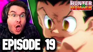 GON VS HANZO! | Hunter x Hunter Episode 19 REACTION | Anime Reaction