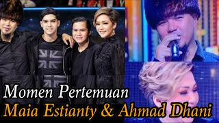 AHMAD DHANI dan MAIA ESTIANTY Bertemu di Indonesian Idol: AL GHAZALI dan DUL JAELANI Bahagia!