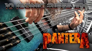 10 ICONIC RIFFS by PANTERA (with tabs)